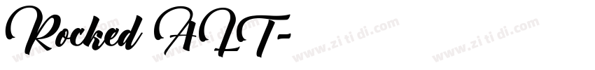 Rocked ALT字体转换